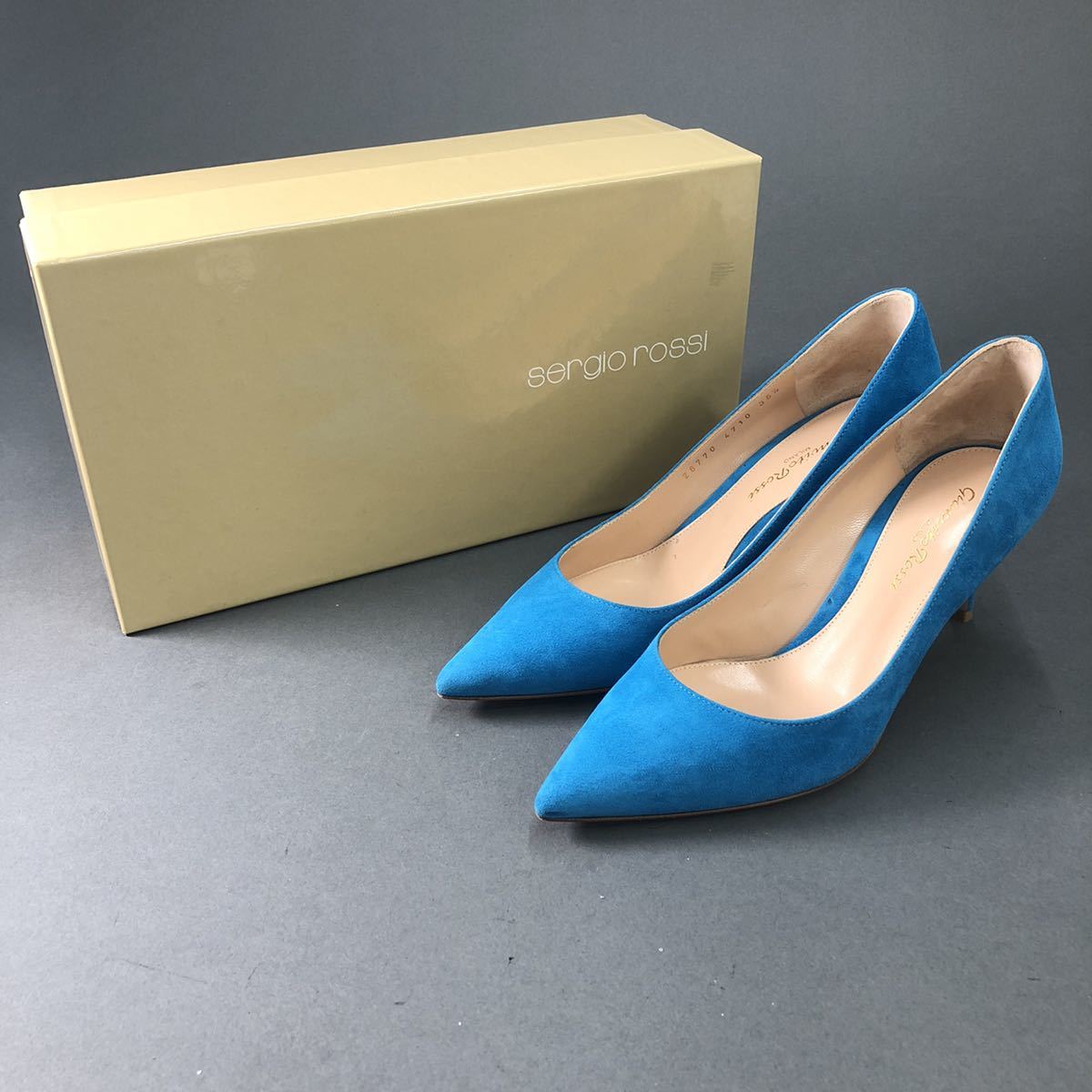 Gianvito Rossi」 パンプス 36.5 ブルー レディース Gianvito Rossi 