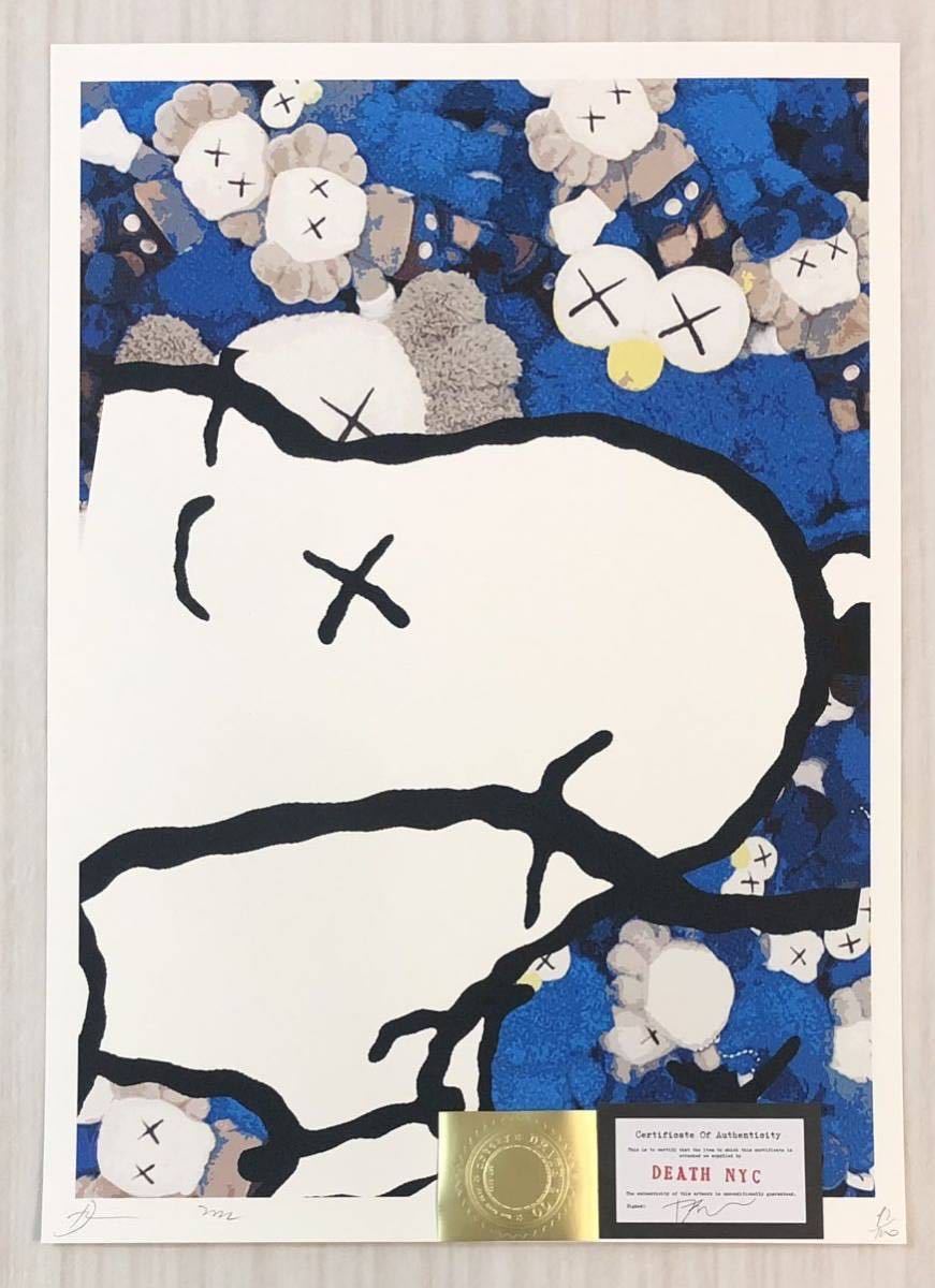 DEATH NYC 限定アートポスター スヌーピー SNOOPY コンパニオン DEATH NYC 限定アートポスター スヌーピー SNOOPY コンパニオン
