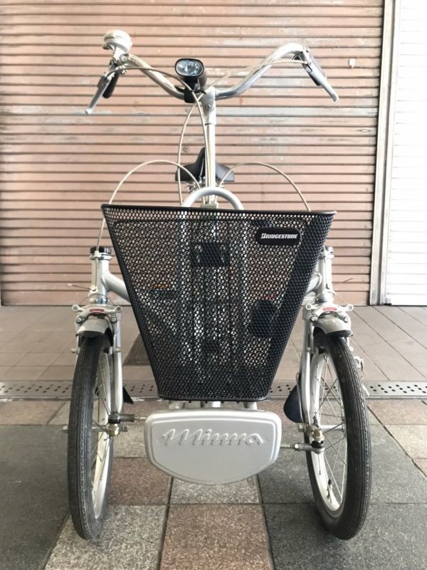 大人用三輪車　ブリヂストン　ミンナ　20インチ　シルバー 大人用三輪車 ブリヂストン ミンナ 20インチ シルバー Yahoo