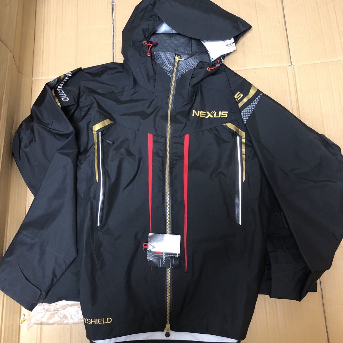 送料無料 新品 XLサイズ シマノ ネクサス(NEXUS)-DS タフレインスーツ 