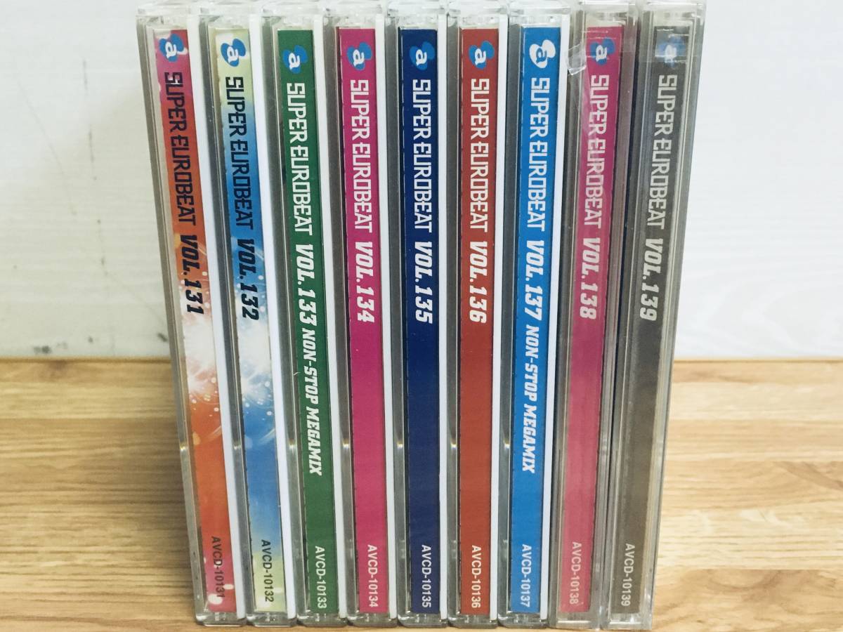 SUPER EUROBEAT vol.131 132 133 134 135 136 137 138 139 9作セット 