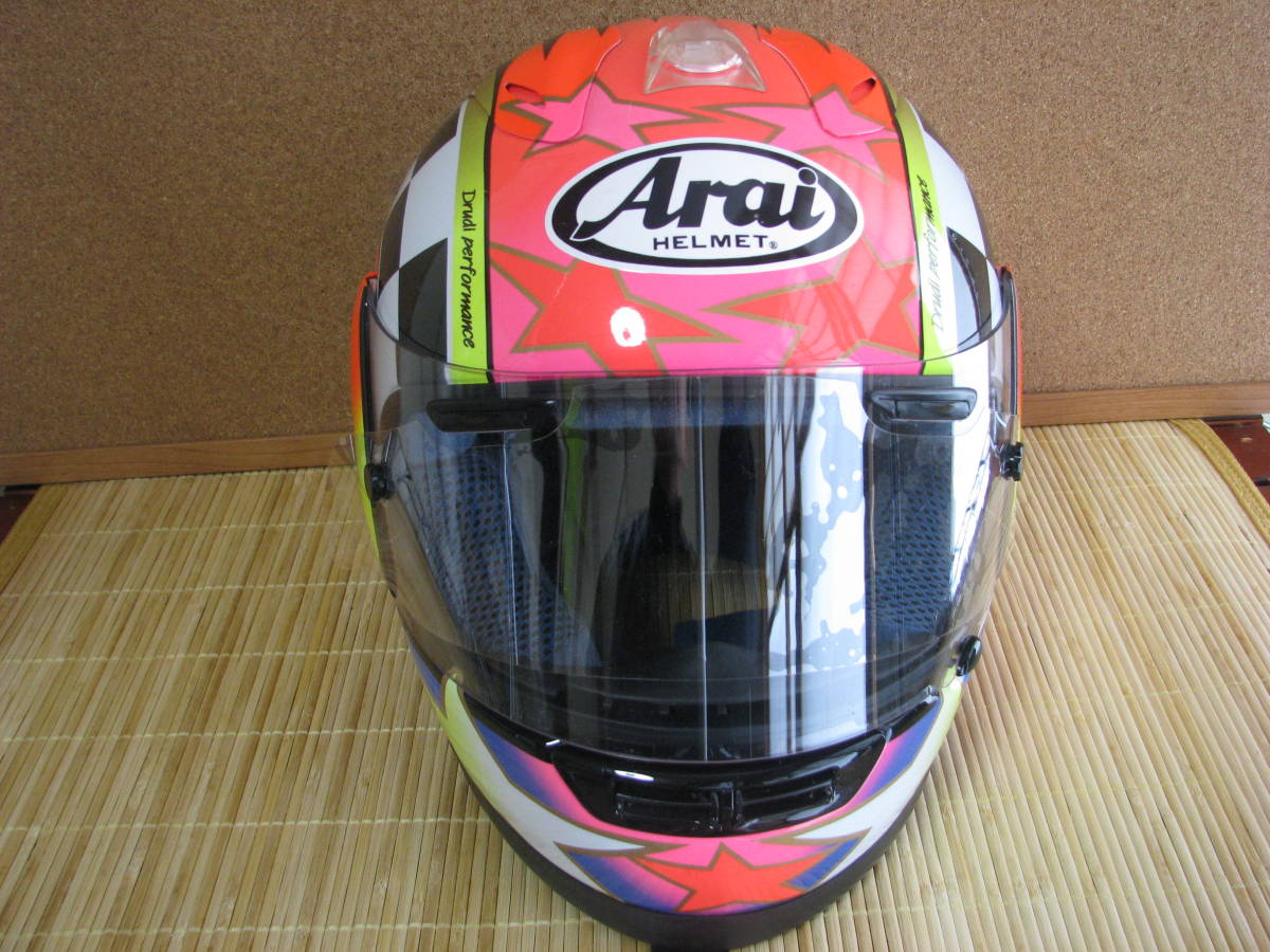 Arai アライ RX-7RR3 ケビン・シュワンツ 57-58cm+ティアオフバイザー 