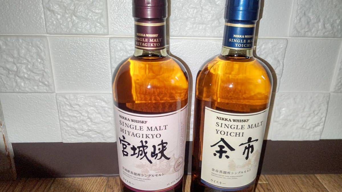 【タイムセール】余市 宮城峡 ウィスキー ２本セット 新品未開栓】ニッカ 宮城峡 余市 700ml 2本セット 700ml 宮城峡 2本