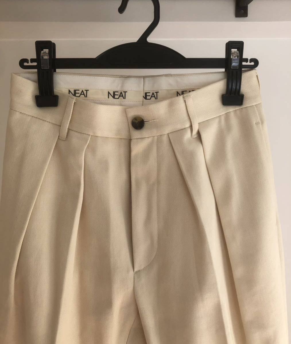 美品】NEAT USA Newark トラウザー vanilla サイズ28 L