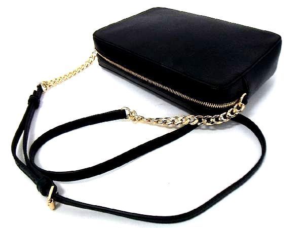 1円 MICHAEL KORS マイケルコース レザー チェーン クロスボディ  
