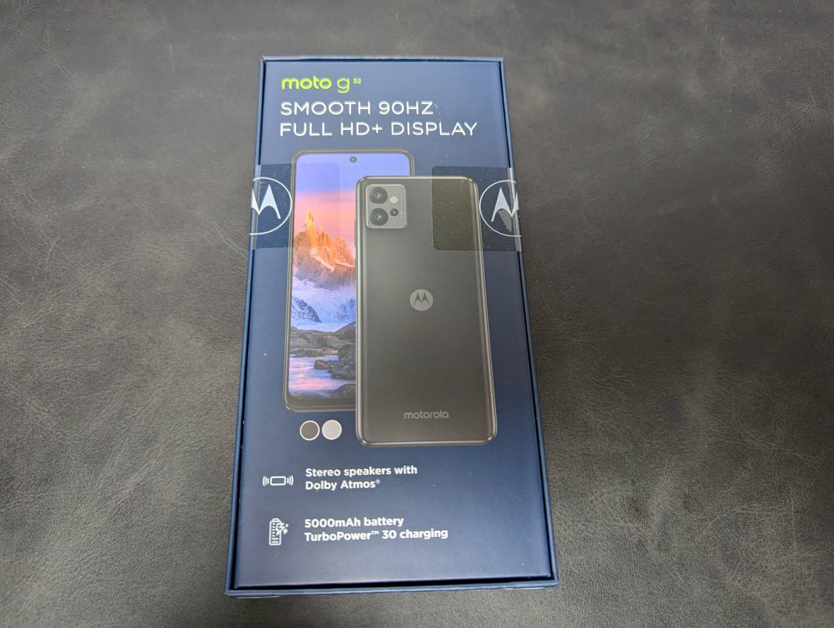 新品未開封】motorola moto g32 4 + 128GB サテンシルバー G32