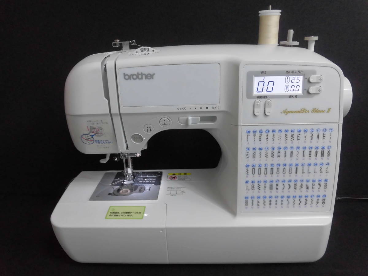専門店 整備済★ブラザー コンピューターミシン★CPS48★アニュドールブランⅡ★使用感少★brother★1円～★即決有り