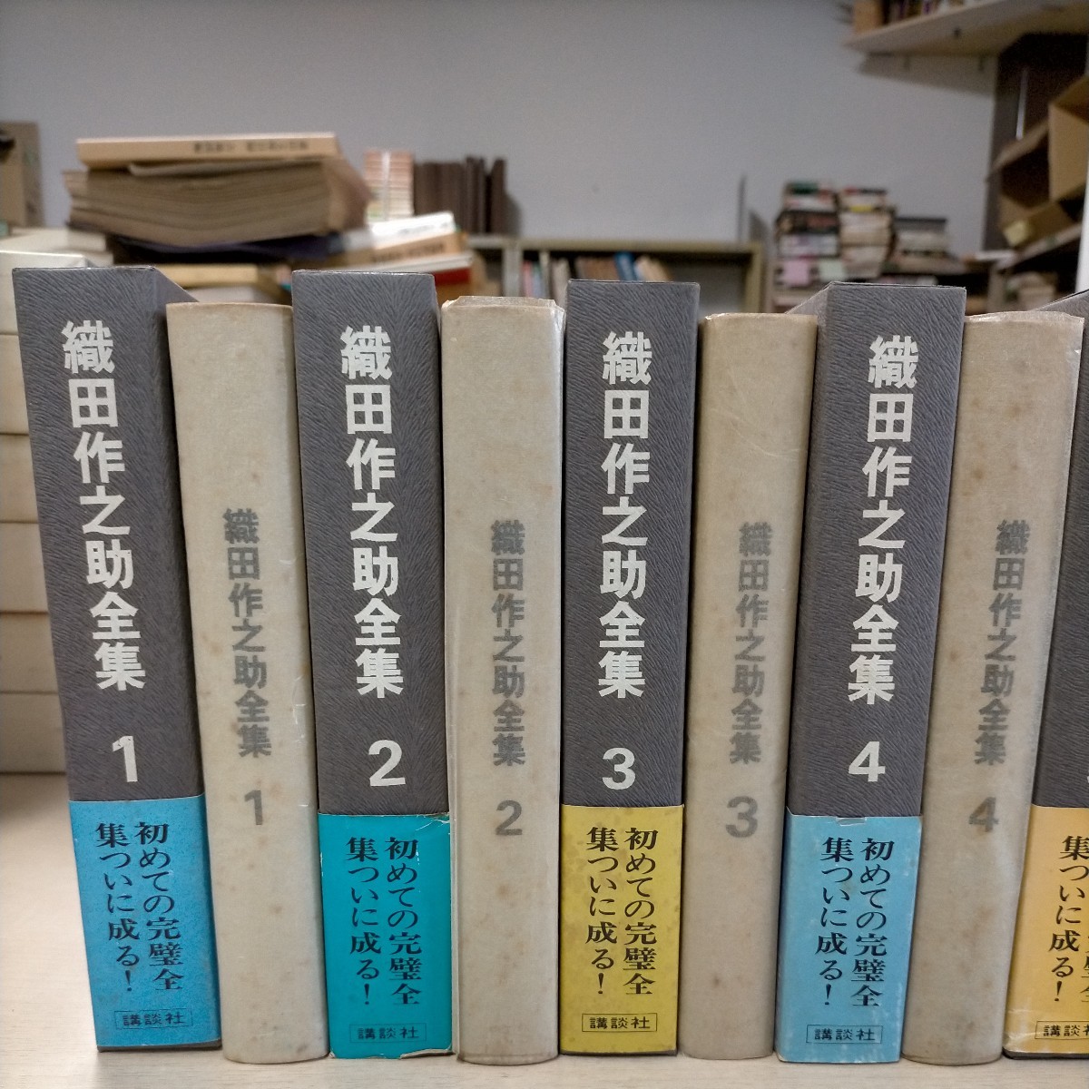 全初版・月報揃】織田作之助全集 全8巻揃 昭和45年 講談社 帯付き 