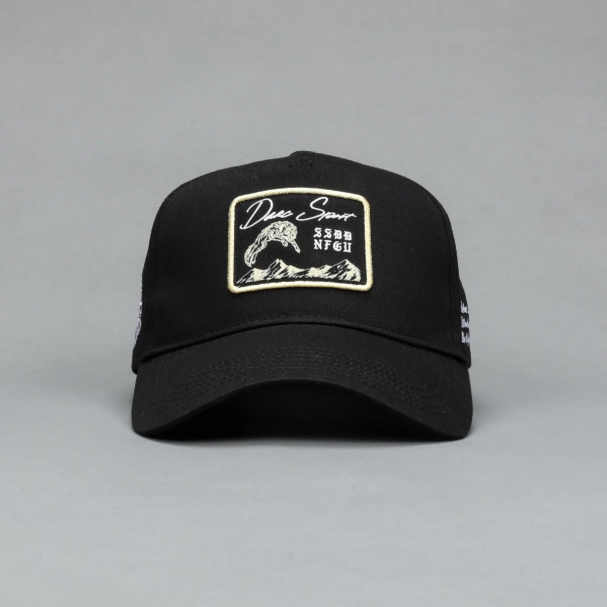 Darc Sport RATHER DIE STANDING OVER THE MOUNTAINS 5PANEL HAT BLACK 