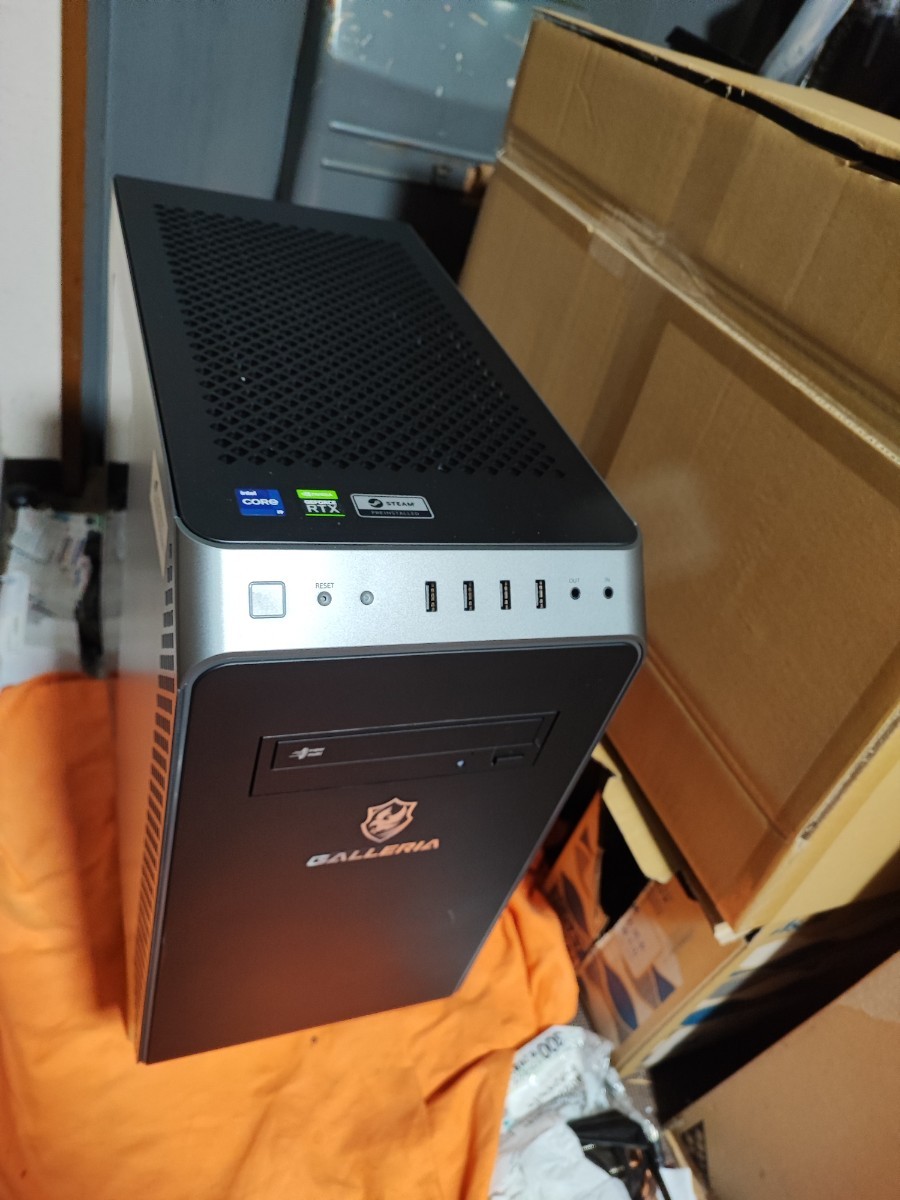 一円開始】水冷ゲーミングPC ガレリア Corei9 11900 RTX2070SUPER 