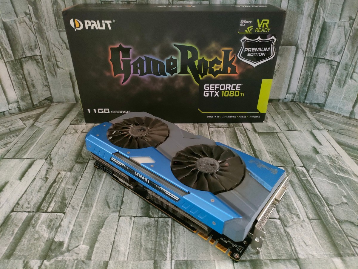 PCパーツ Palit GeForce GTX 1080Ti 11GB グラフィックボード