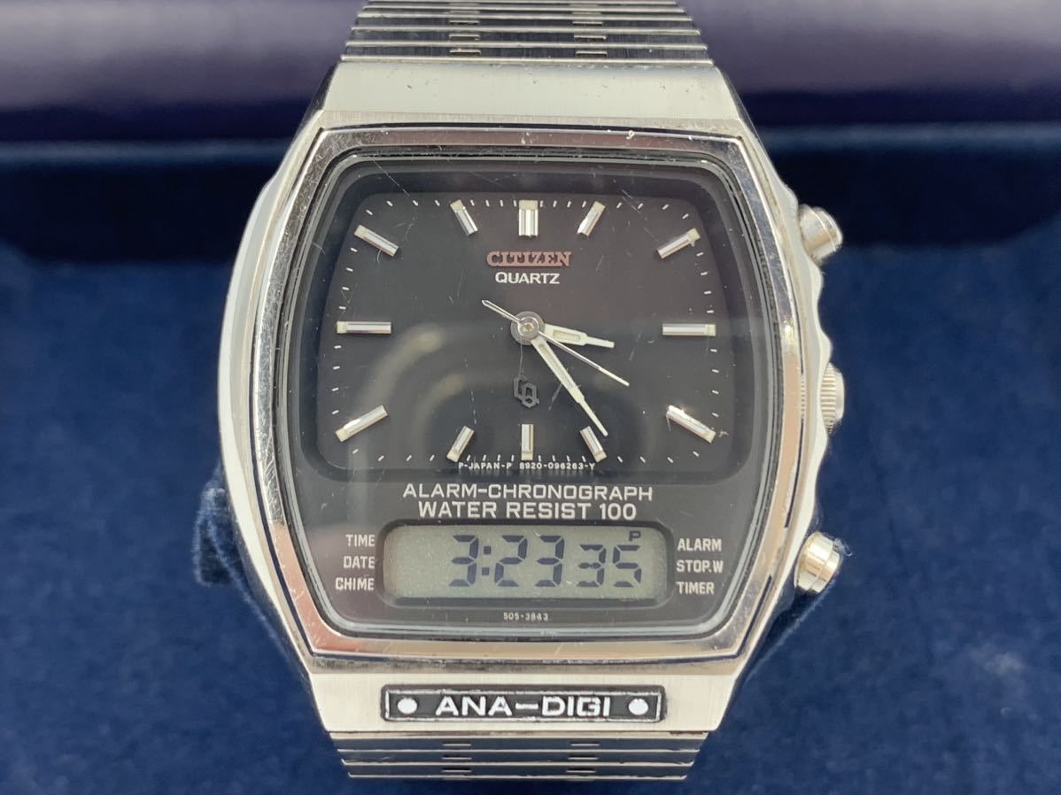 1円 稼働 良品 セイコー QZ 5A70-0610 クレドール SS×18KT シルバー