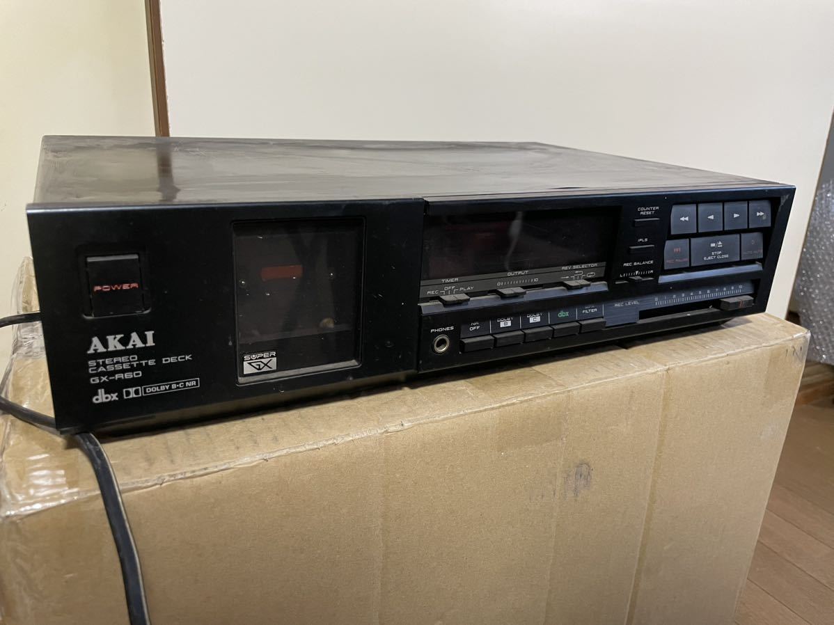 AKAI GX-R60カセットデッキ　【動作品】 AKAI GX-R60 – Audiolife － Enjoy your audio life!!