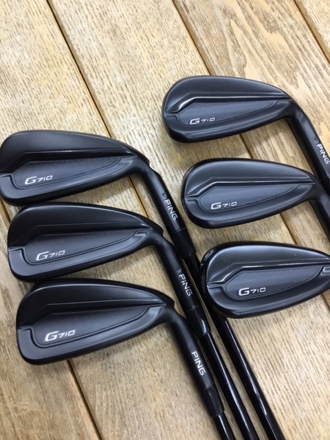 ★☆【中古】ピン　G７１０アイアン　ALTA　J　CB　フレックスS　５−９、Ｐ　６本☆★