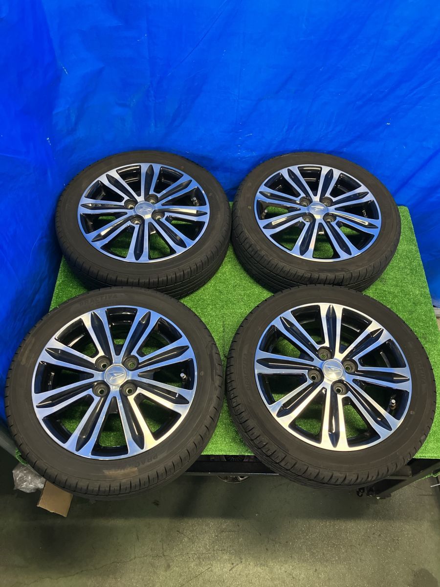 ダイハツ 純正 LA600S タント アルミホイール タイヤ付き 4本セット 15x4.5J +45 165/55R15 タイヤ2022年6週 ムーブカスタム キャスト
