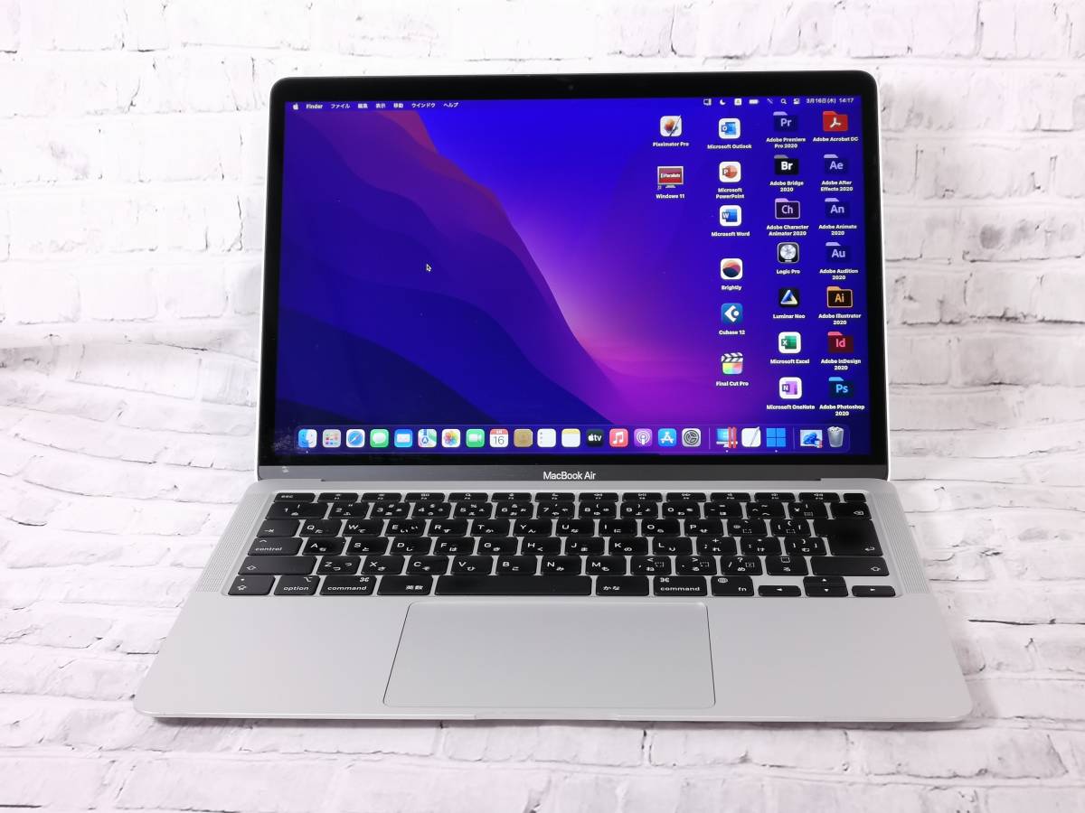 【 MacBook Air M1 13.3-inch 2020年 / M1 8GB SSD512GB / MSOffice / Retina13.3 / Windows11 搭載 】