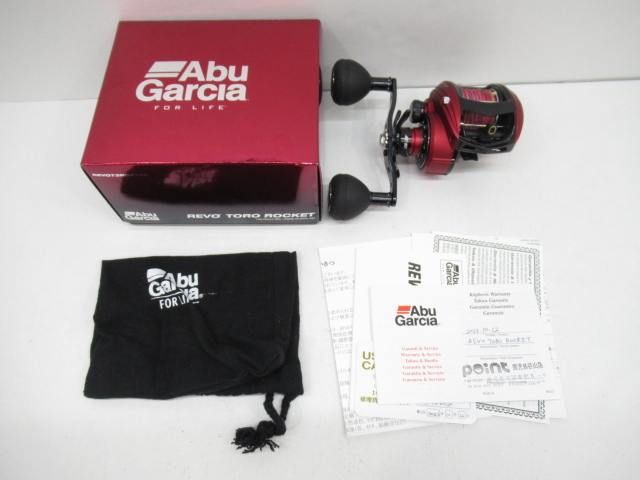 s23164-rj [送料850円] 中古● アブガルシア レボトロロケット 60 ベイトリール [124-230329]