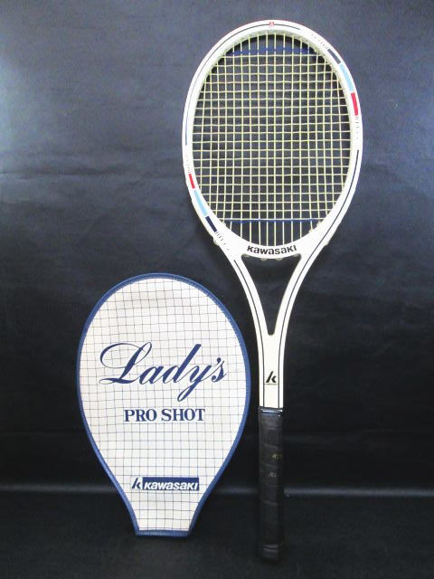 KAWASAKI カワサキ 軟式? ウッドラケット LADY PRO SHOT H-NO.147