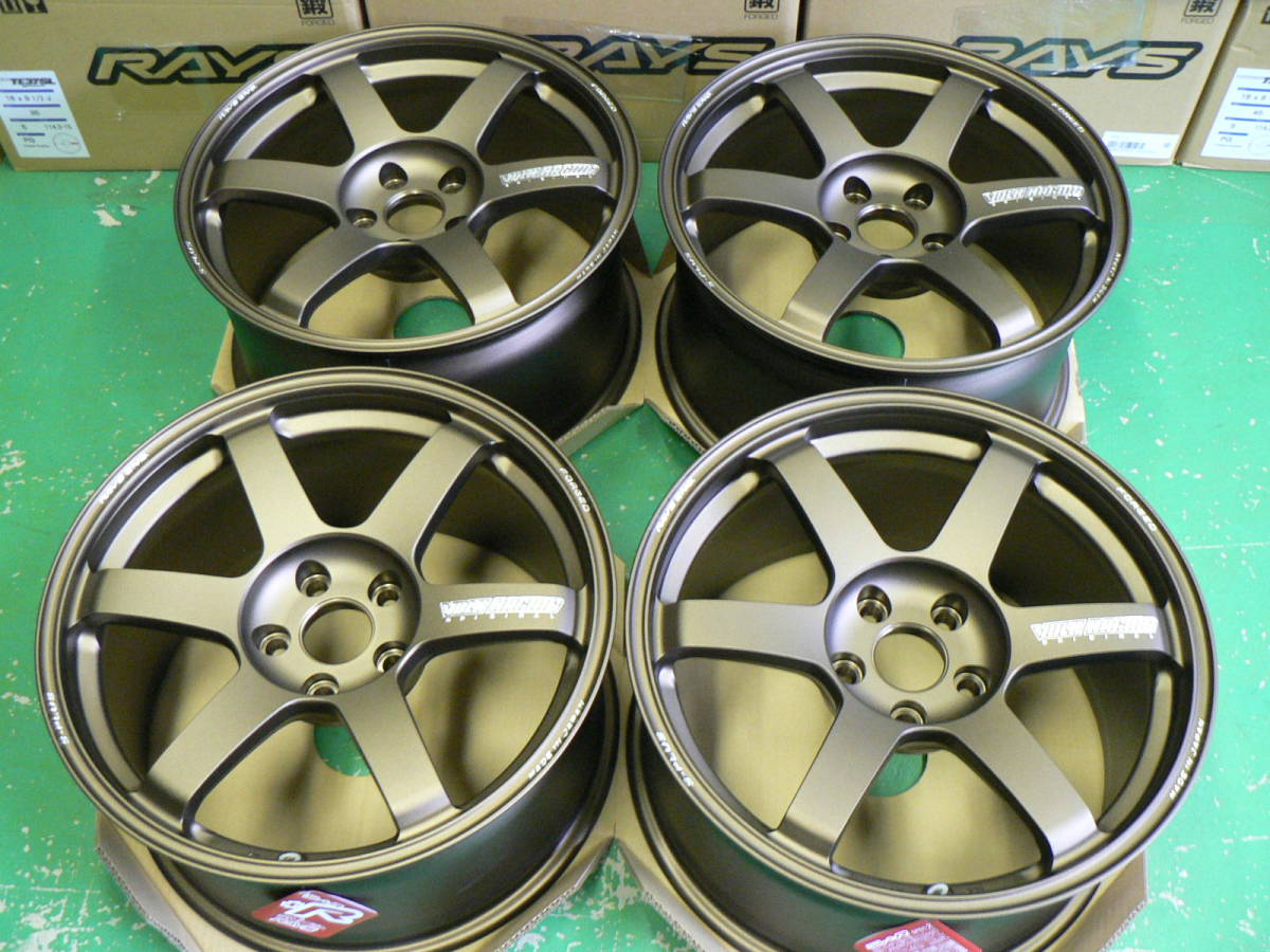 54 TE37SAGA S-PLUS 18-9.5J+45 PCD114.3 5穴 RAYS CE28 ZE40 GRヤリス TRD ...