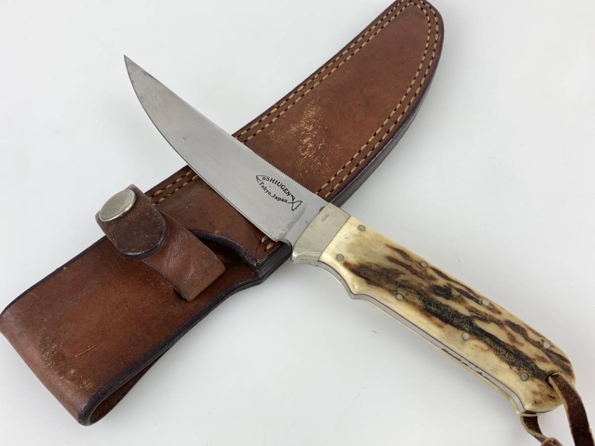 【1円出品】SHIUGEN 穐元 キーナイ ナイフ キーナイフ カスタムナイフ アウトドア フィッシングナイフ キャンプ 登山 釣り