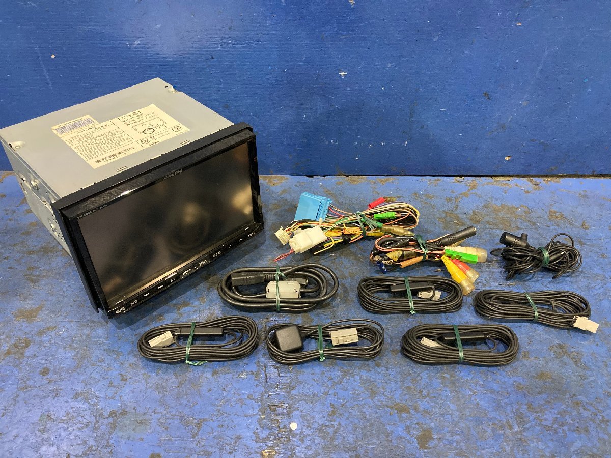 ◇ALPINE アルパイン SDナビ VIE-X008 8インチ フルセグ Bluetooth DVD 2012年地図 動作確認済み