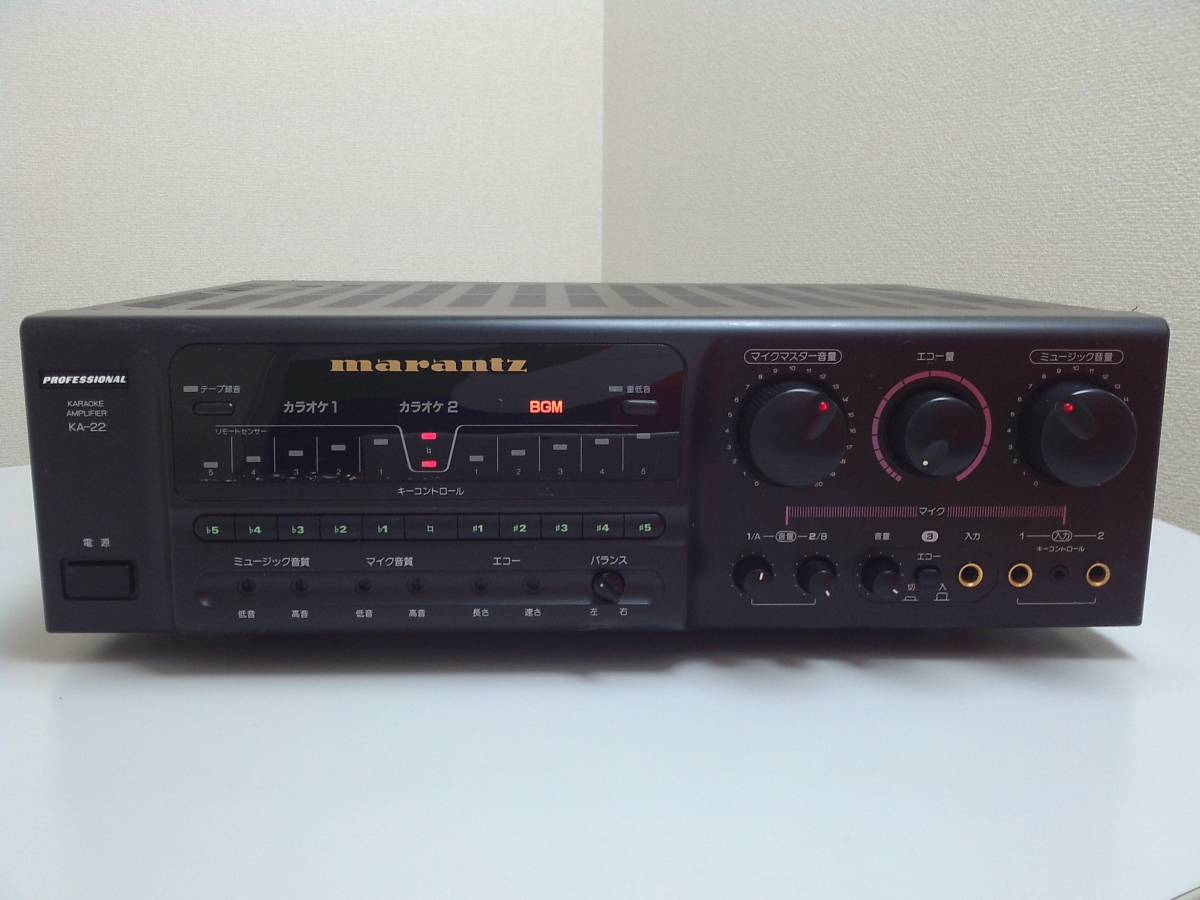 Yahoo!オークション - ♪marantz♪マランツ♪カラオケアンプ♪KA-22 KA
