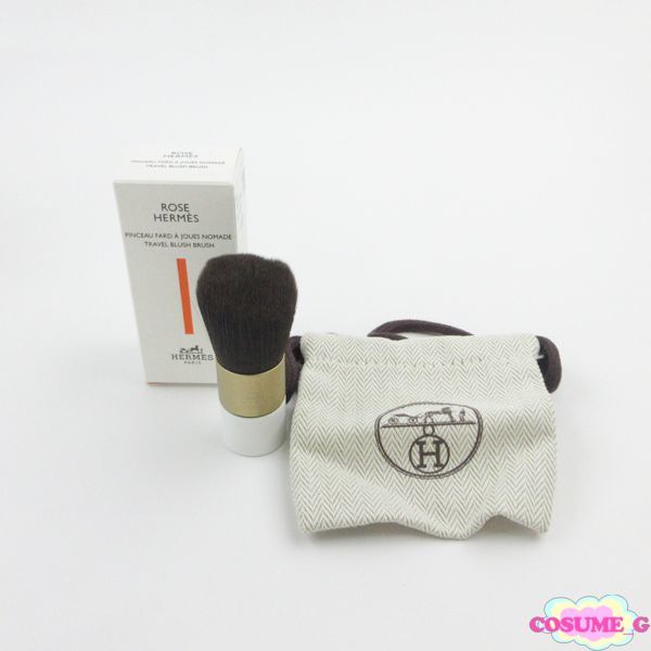 セール，定番人気 エルメス ノマドブラシ レ パンソー エルメス ローズ チークブラシ H23(チークブラシ)｜売買されたオークション情報、yahooの商品情報をアーカイブ公開 - オークファン フェイス、チークブラシ