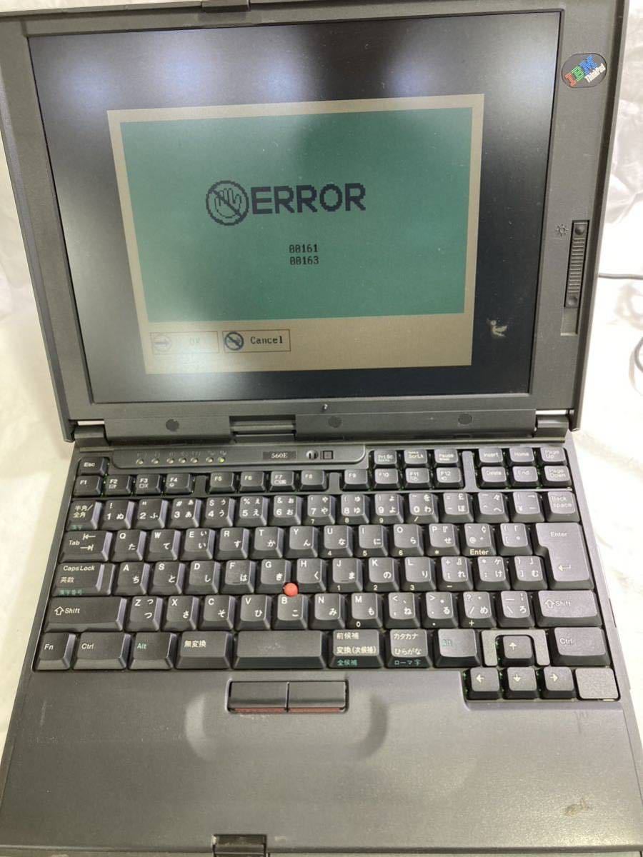 ★ThinkPad 560Eノートパソコン 通電OK
