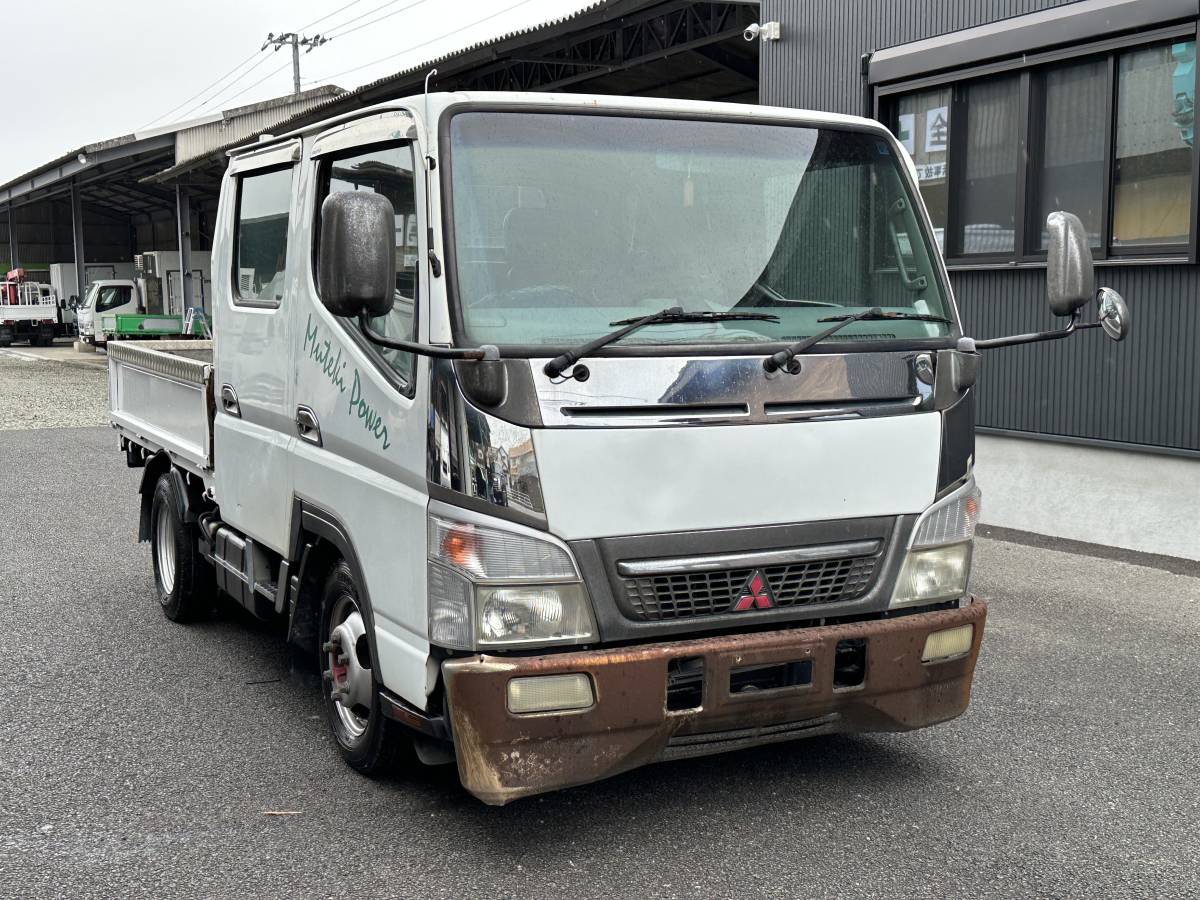 動画有！売り切り！H17年 三菱 キャンターガッツ Wキャブ ダブルキャブ 