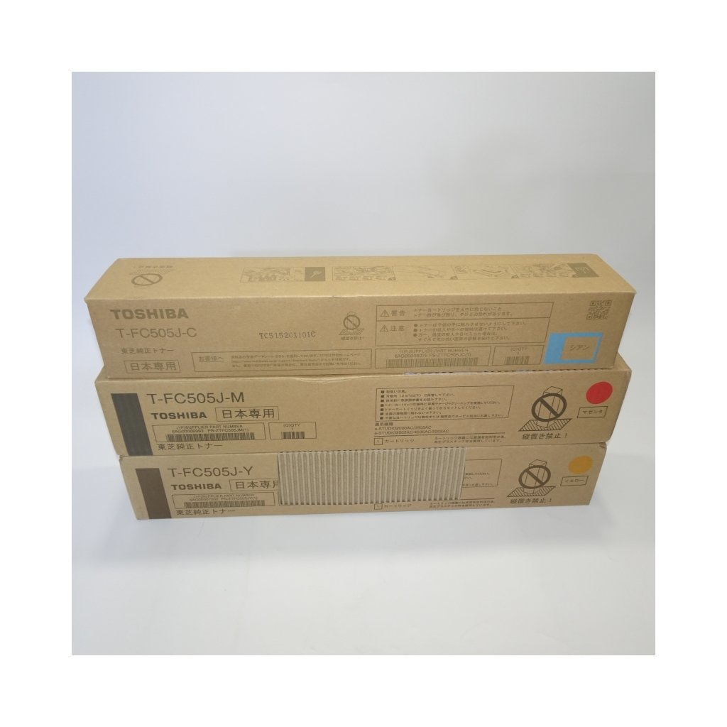 TOSHIBA 東芝 3色セット トナー T-FC505J-Y イエロー/T-FC505J-M