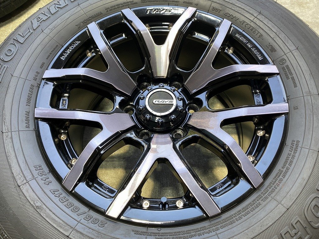 希少】レイズデイトナ FDX F6 17in 限定カラー ホイール＋タイヤ4本