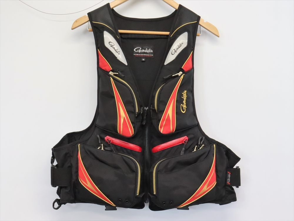 がまかつ GAMAKATSU フローティングベスト GM-2191 サイズM 美品!! A2273