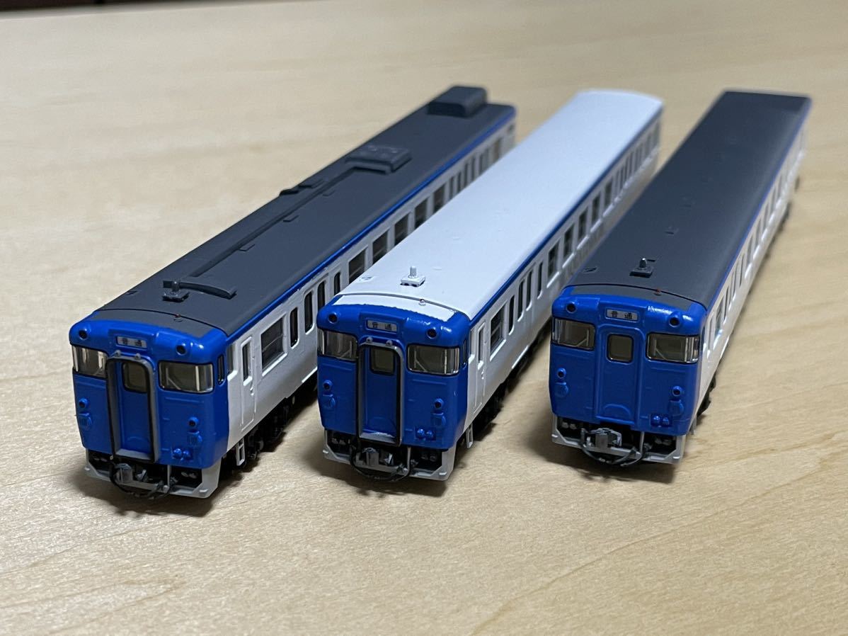 改造加工品】JR九州 キハ47 AQUA LINER色 3両（0番台、8000番台、