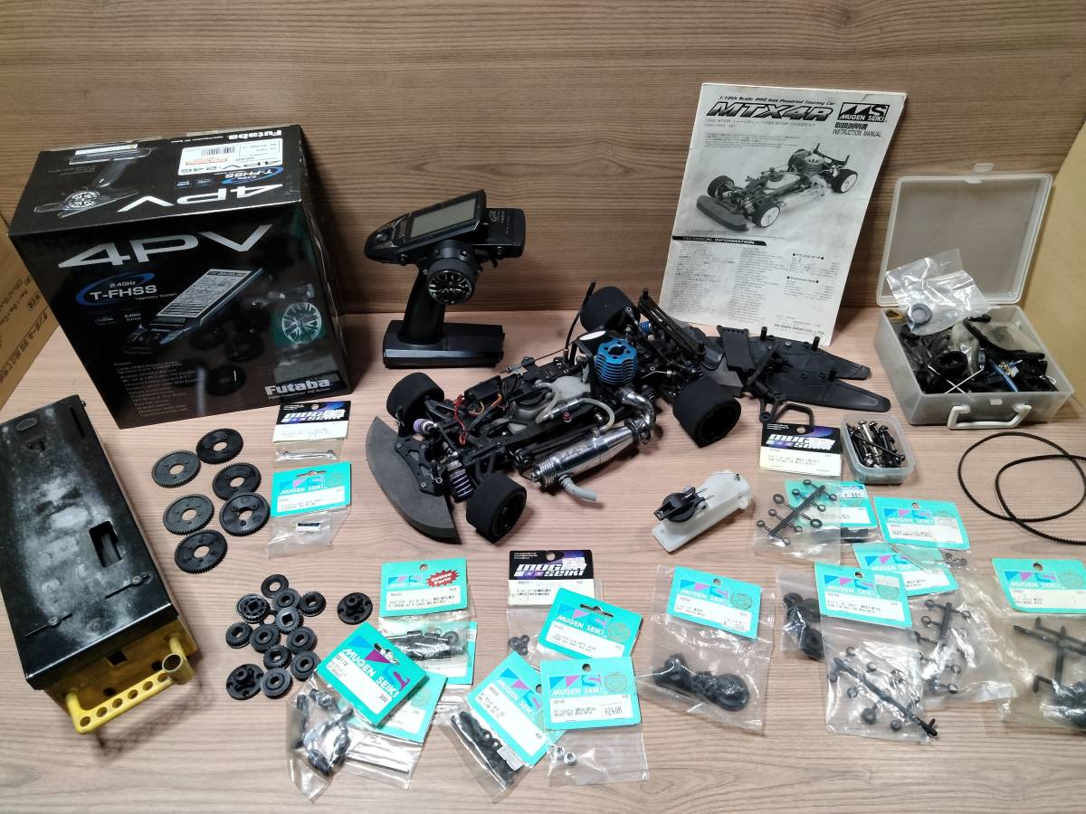 無限　MTX4R フルセット　レーシング　エンジン　4PV スペアパーツ付き　フタバ　S9370 検索　MTX R4 RRR NT1 IF15 1/10 OS12　ラジコン