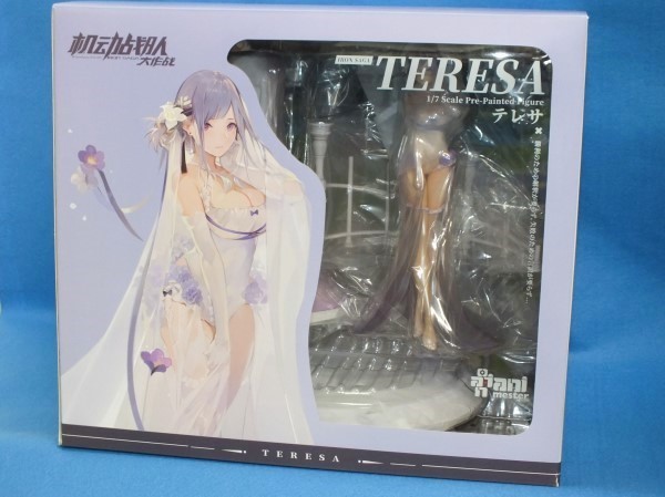 650◆【パーツ折れ／開封品】機動戦隊アイアンサーガ《テレサ 花嫁Ver.》1/7★AniMester（アニメスター）