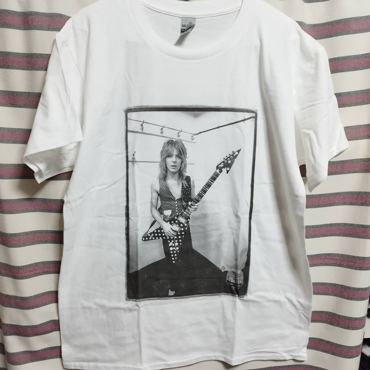ランディローズ Randy Rhoads　BIGプリント バンドTシャツ 【 Lサイズ】送料無料 オジーオズボーン Ozzy Osbourne クワイエットライオット
