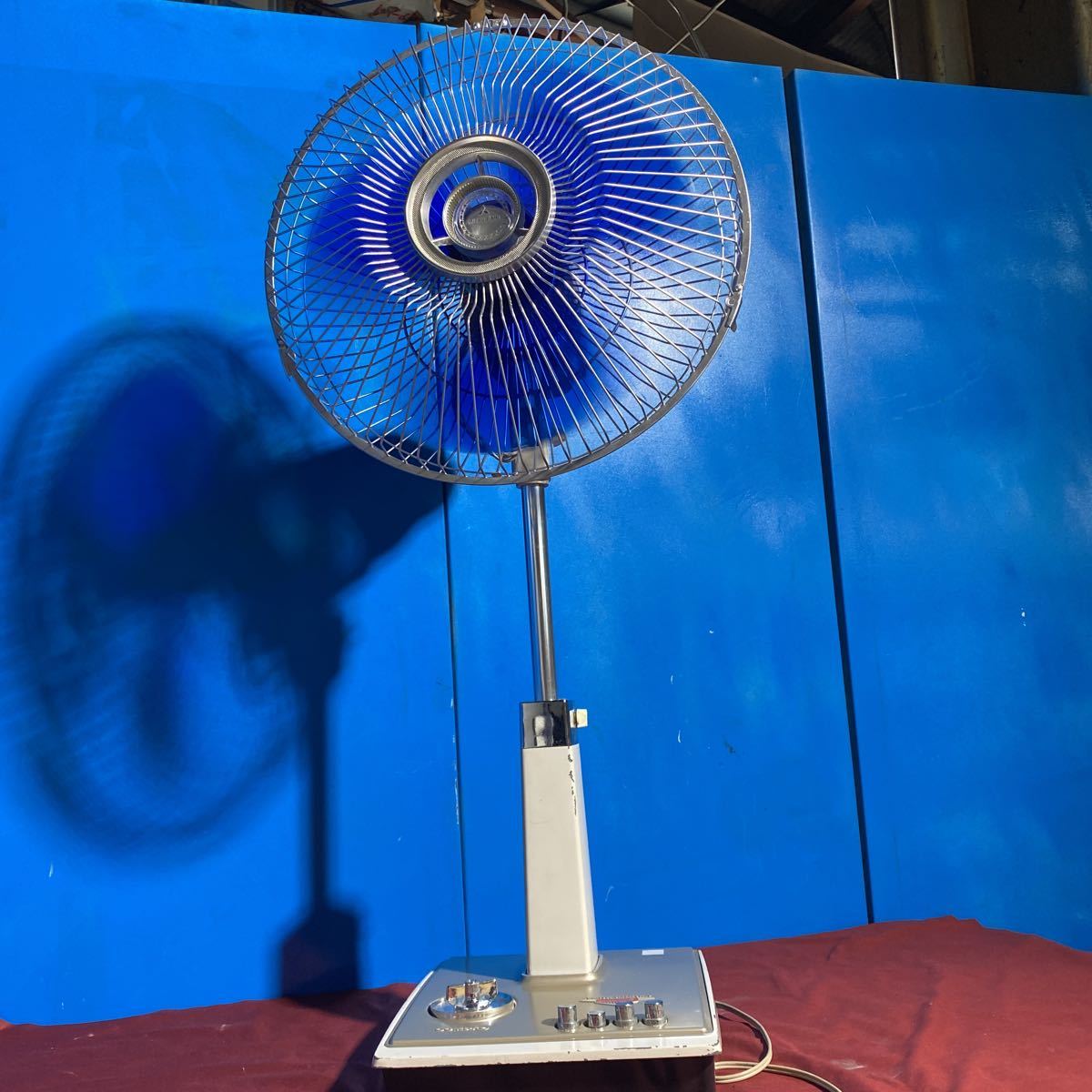 岐阜発　昭和レトロ 三菱扇風機 35cm R35-Y9型　動作確認済み