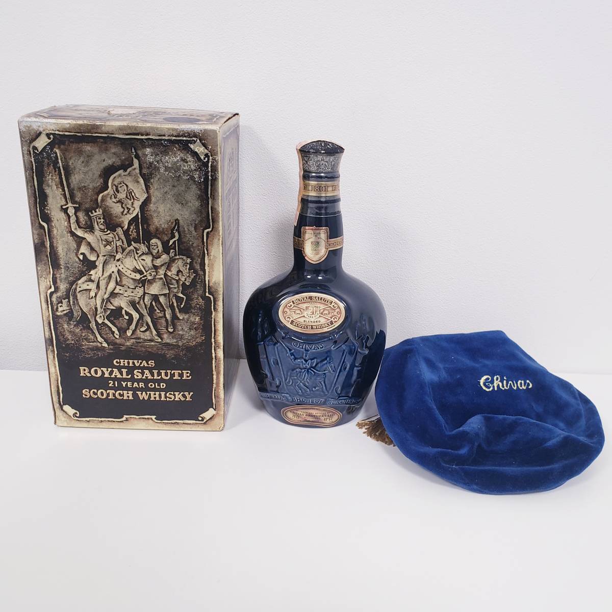 【CHIVAS BROTHERS/シーバス・ブラザーズ】ROYAL SALUTE/ロイヤルサルート SCOTCH WHISKY/スコッチウイスキー 21年 700ml 40% 未開栓★1630