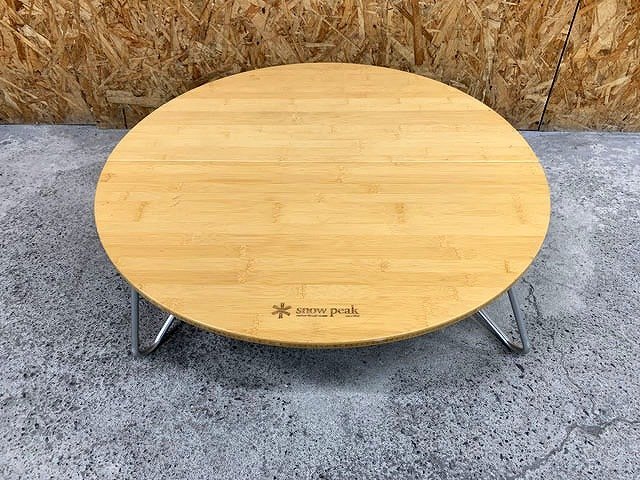 MSE72641大 Snow Peak スノーピーク ワンアクションちゃぶ台竹 サイズ