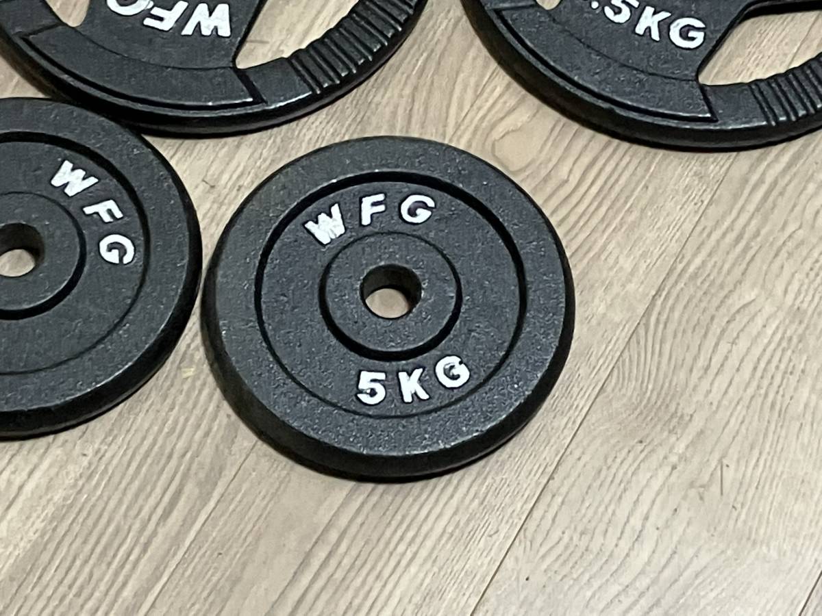 バーベルセット 110kg 白ラバー / バーベルスクワット ダンベル 筋トレ 