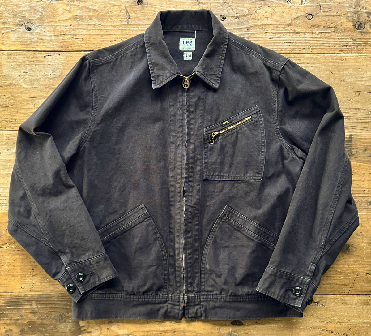 Lee×SHIPS BLUESTORE: 別注 91-B TYPE ダックジャケット　M　コットンダック