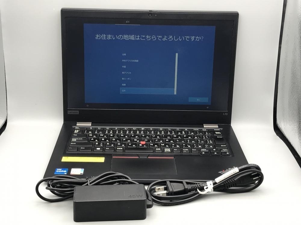 WIN54【超美品】 Lenovo ThinkPad L13 Gen2 20VJS17Y00 256GB 8GB