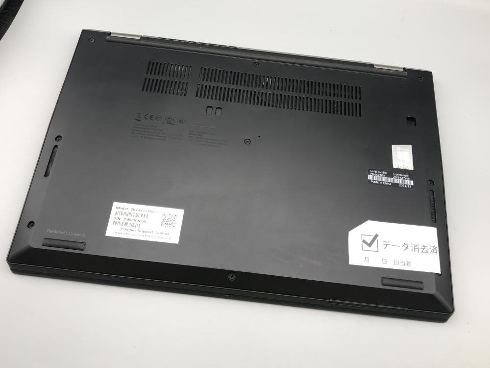 WIN54【超美品】 Lenovo ThinkPad L13 Gen2 20VJS17Y00 256GB 8GB