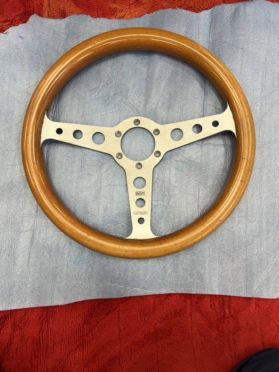 MOMO モモ SUPER INDY スーバーインディ ウッドステアリング ハンドル 