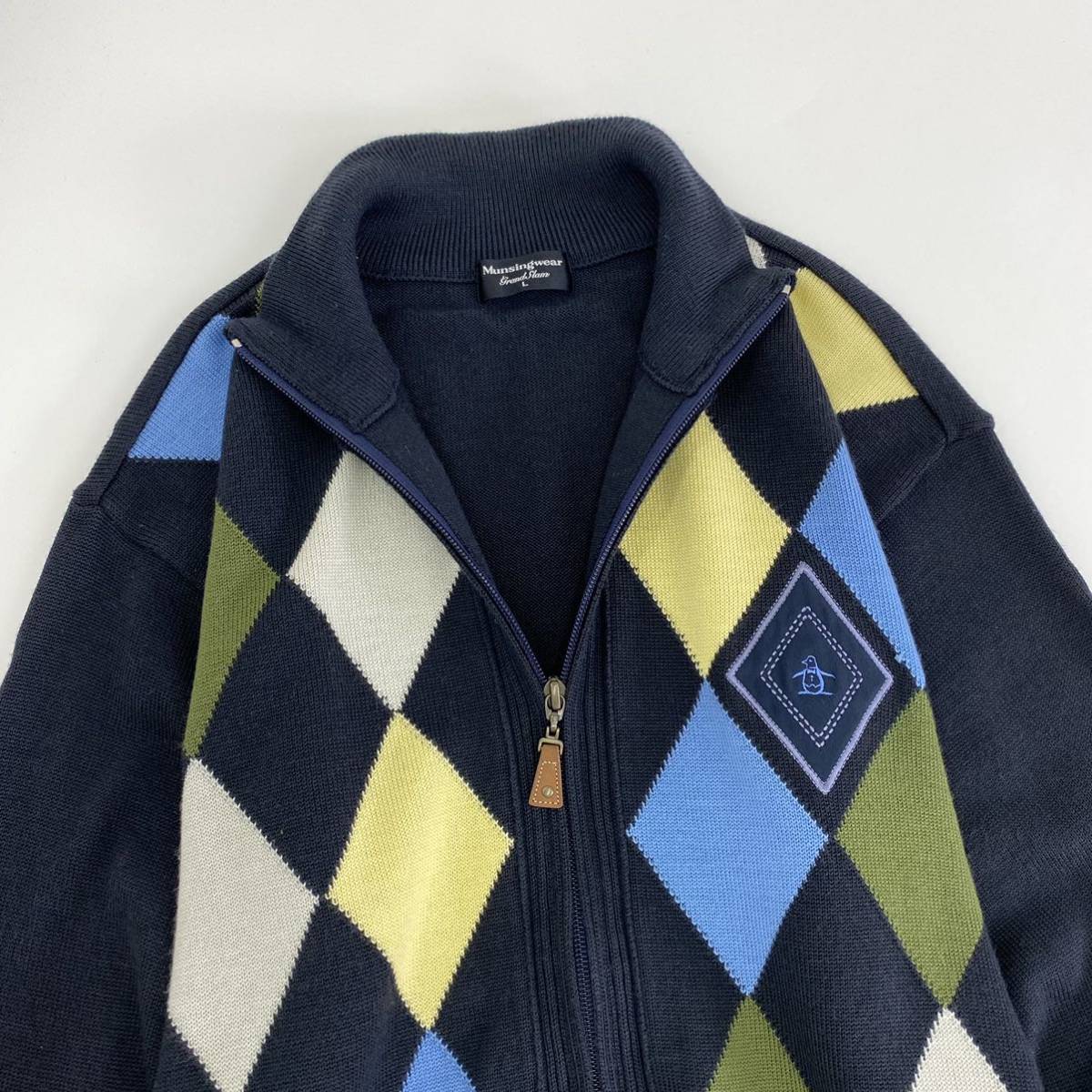 Md6 Munsingwear grand slam マンシングウェア ハーフジップブルゾン 