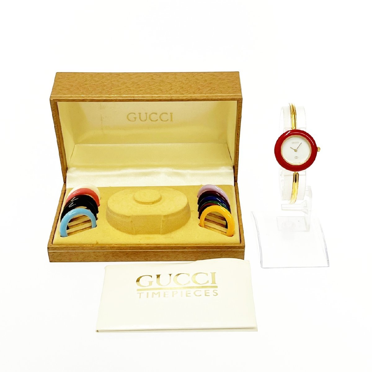 1円スタート】【箱付き】GUCCI グッチ 1100-L チェンジベゼル 11種類