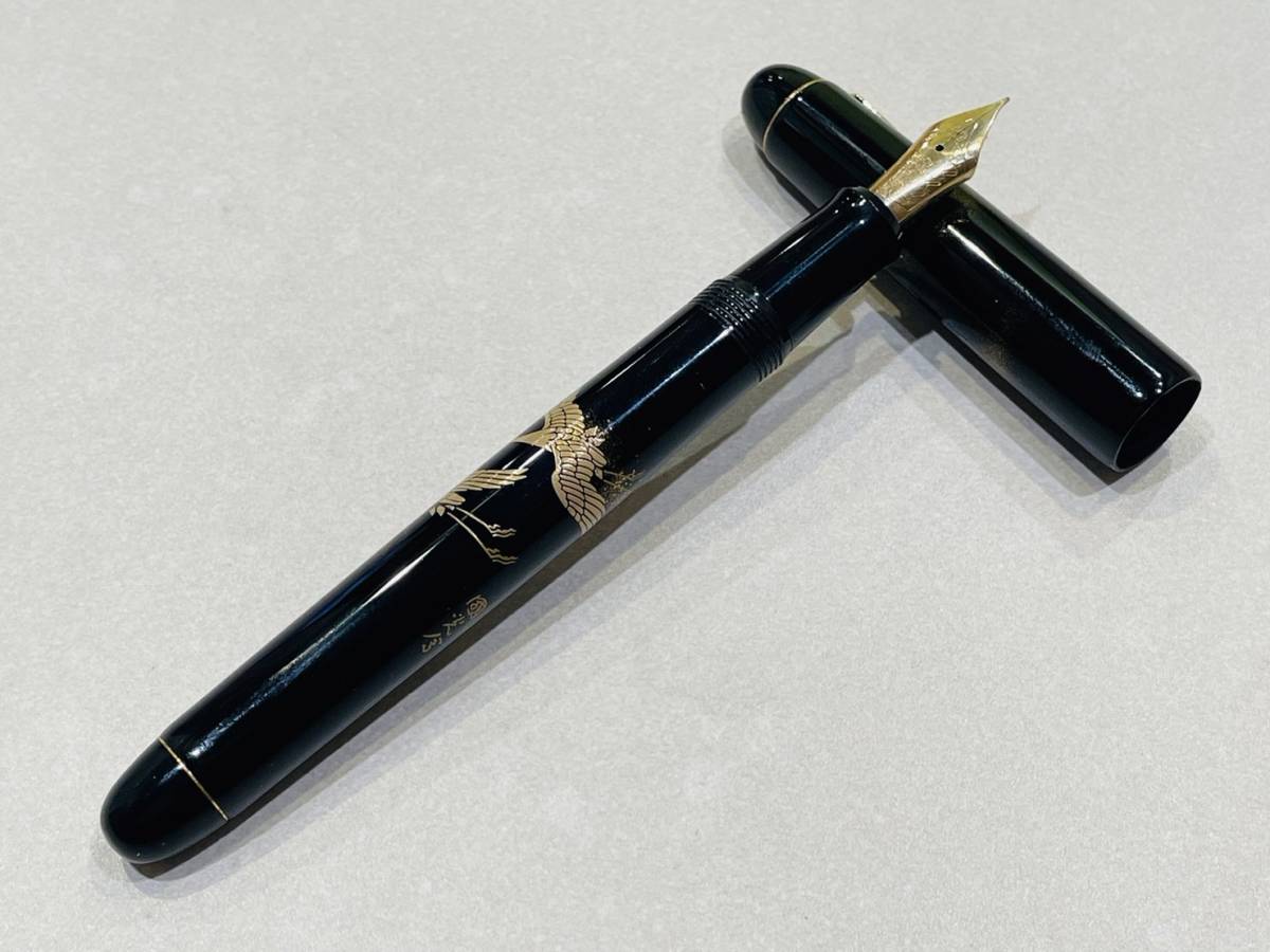 H3600 パイロット 國光會 蒔絵 鶴 万年筆 ペン先 14K 585 文房具 ブランド小物 ユニセックス PILOT