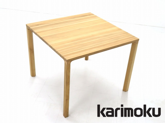 ★roz845A★展示品★karimoku★カリモク★オーク材★無垢材★小林 幹也★ハル★HARU★モダン★ダイニングテーブル★食卓机★デスク★カフェ