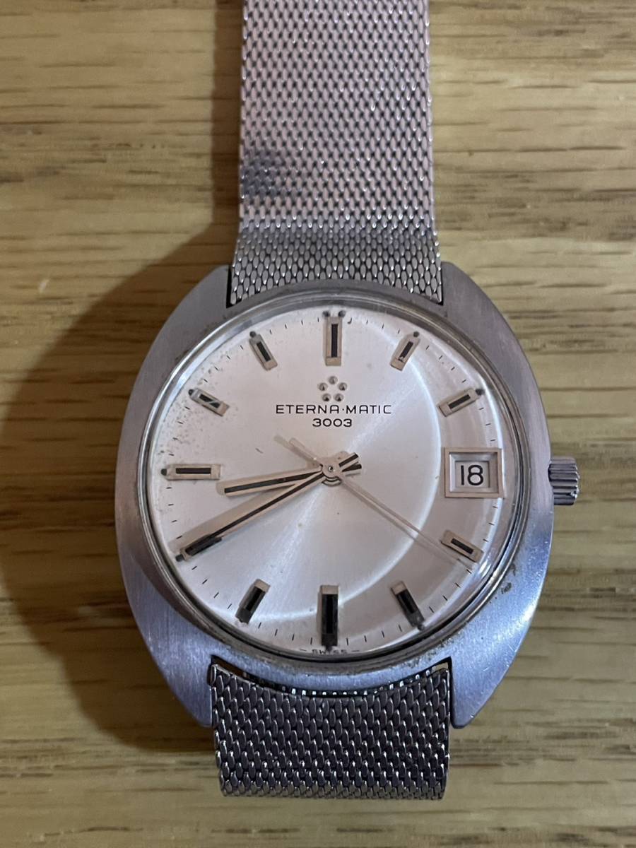 1 平 エテルナマチック ETERNA MATIC 3003 自動巻き デイト 腕時計