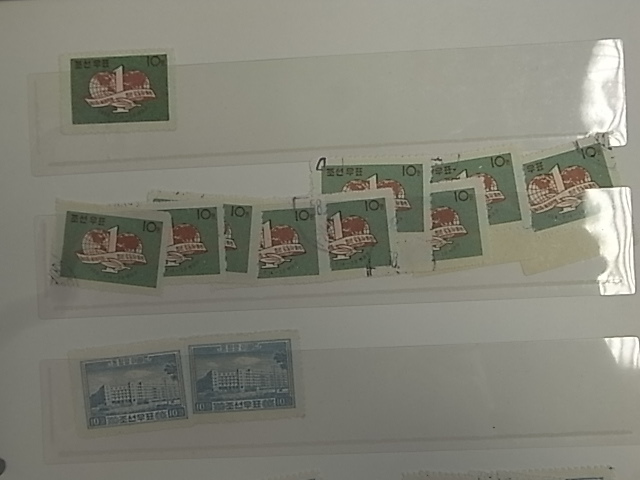 Yahoo!オークション -「北朝鮮 古め ☆北朝鮮 切手 まとめて 2P ⑮